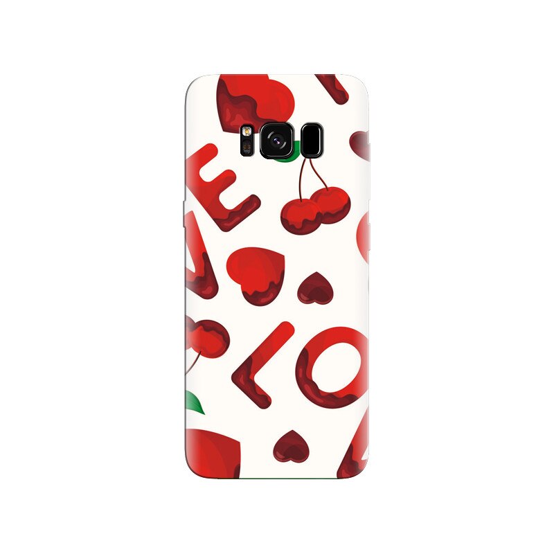 Husa Samsung S8 Love Cherries And Hearts Photos