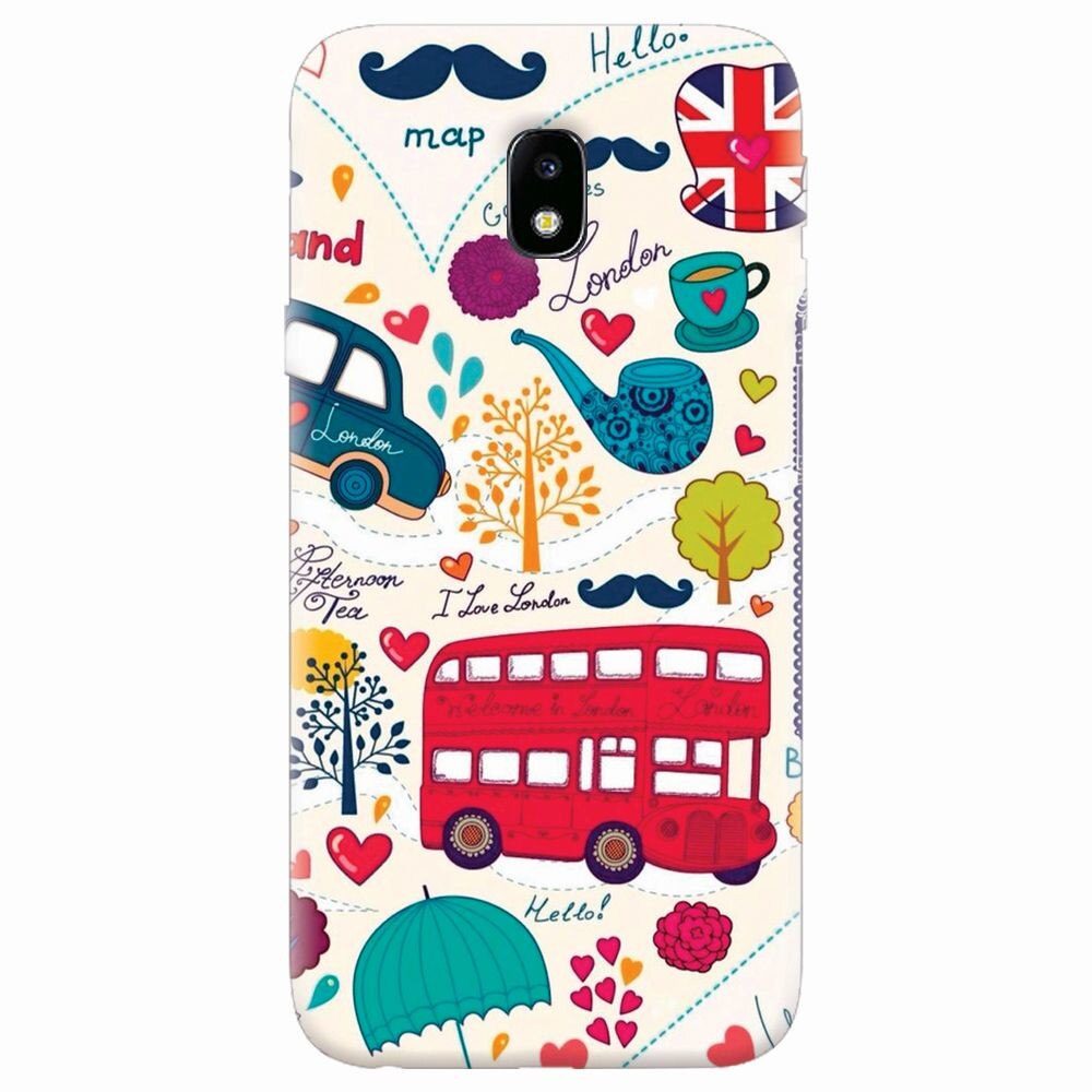 Husa silicon pentru Samsung Galaxy J7 Pro 2017, Welcome In London