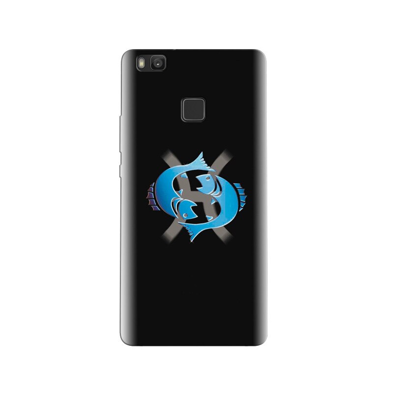 Husa Huawei P9 Lite Pisces Zodiac With Black Background Hqs