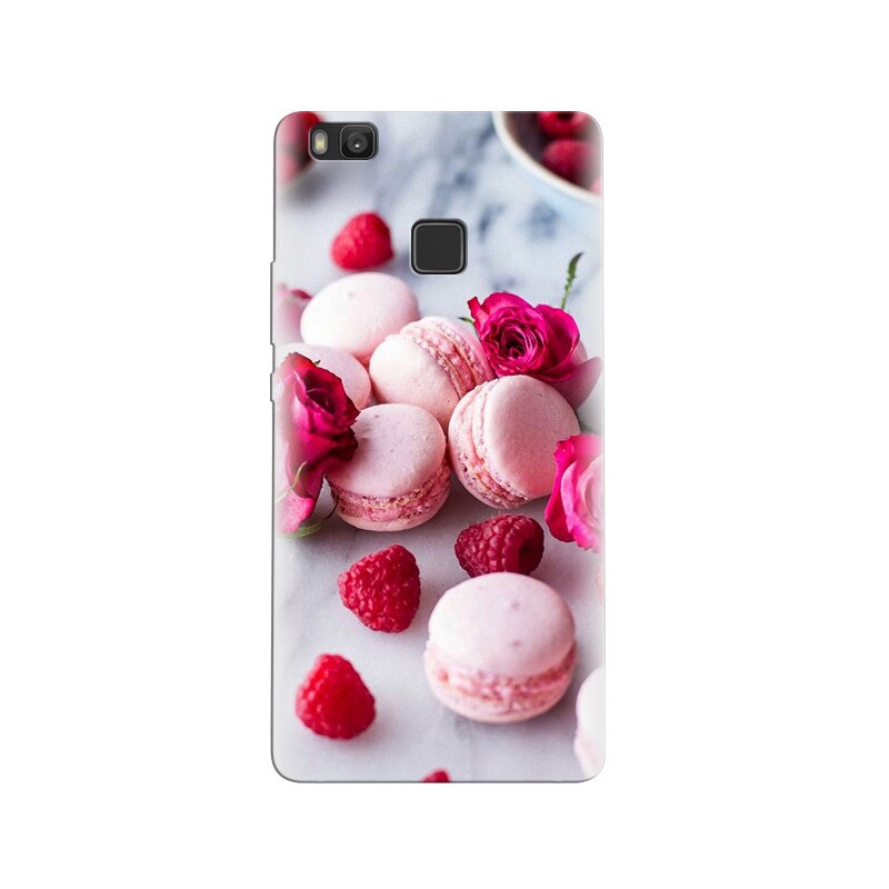 Husa Huawei P9 Lite Pink Rose Macaroons Raspberry