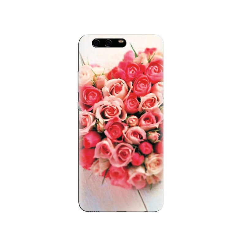 Husa Huawei P10 Pink Rose Bouquets Background