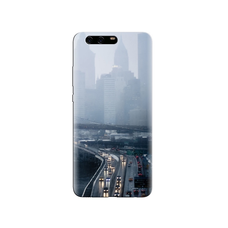 Husa Huawei P10 Rainy New York Skyline