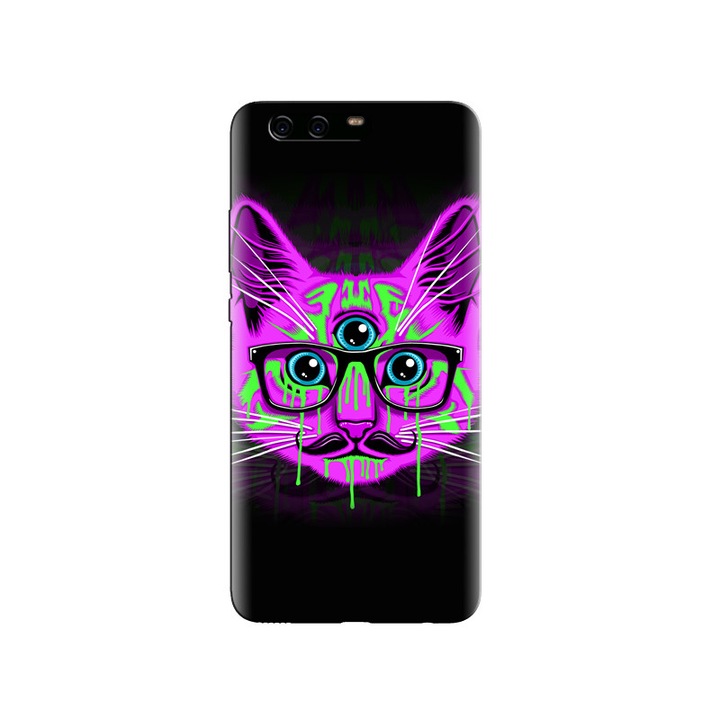 Калъф Huawei P10 PLUS Psychedelic Kitty