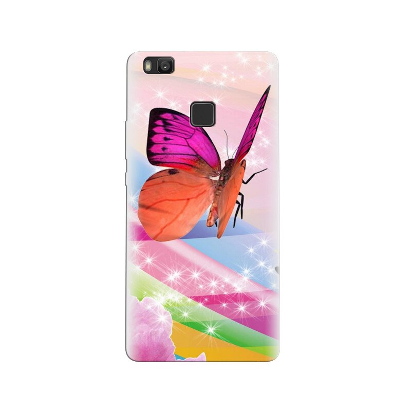 Husa Huawei P9 Lite Pink Butterfly Cellphone
