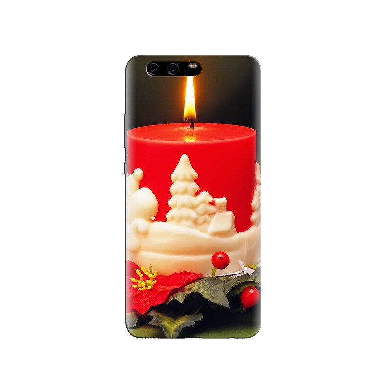 Husa Huawei P10 PLUS Red Christmas Candle