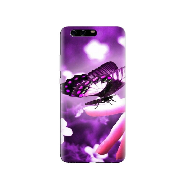 Husa Huawei P10 Purple Butterfly 001