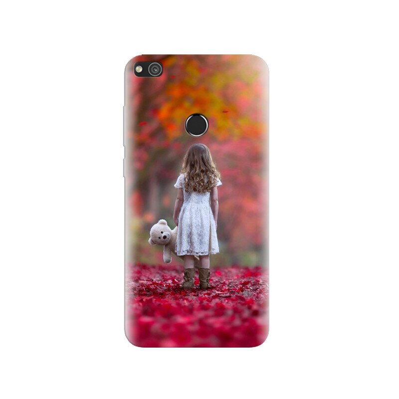 Husa Huawei P8 Lite 2017 Autumn Sad Lonely Little Girl