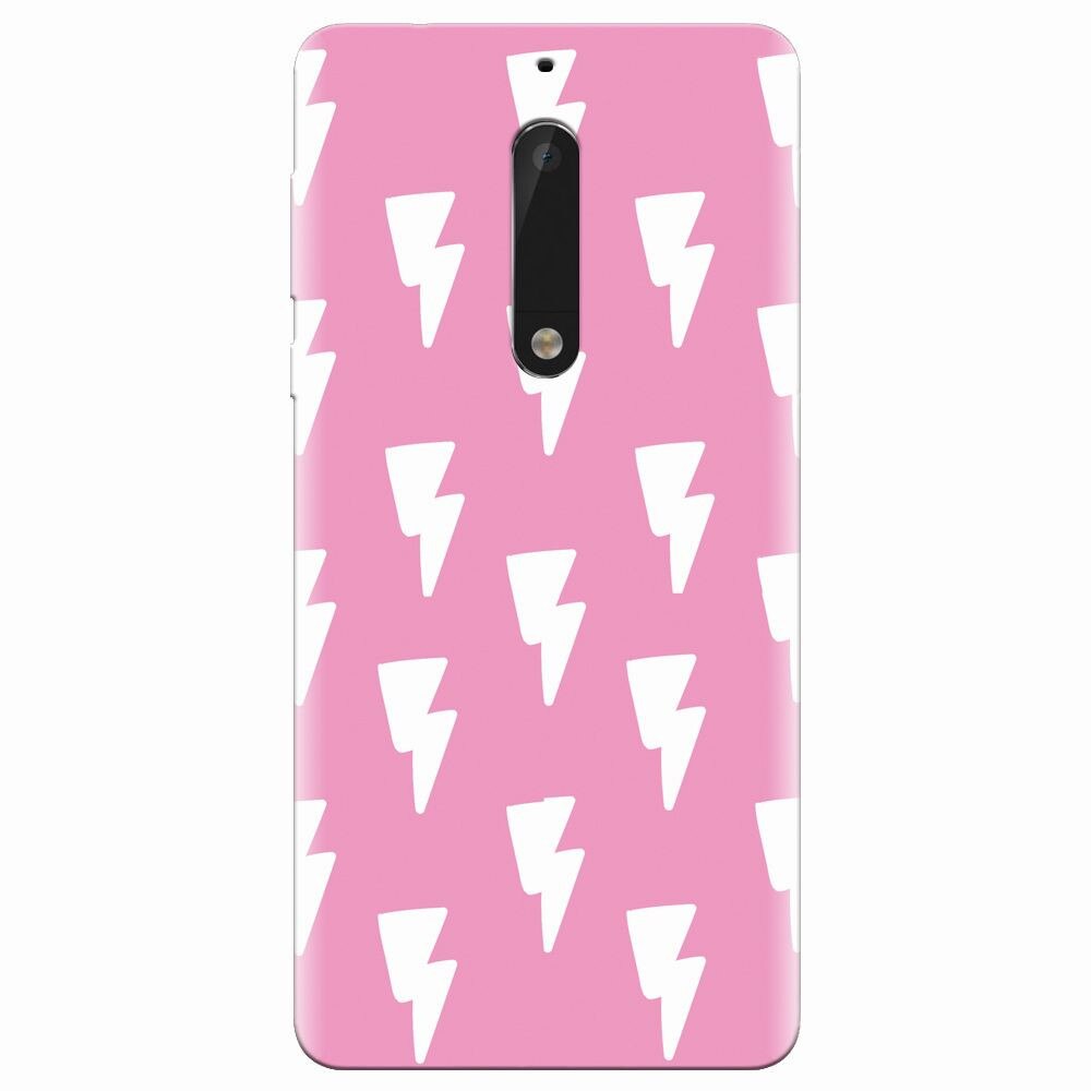 Husa silicon pentru Nokia 5, Electric Pink