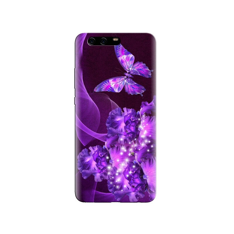 Husa Huawei P10 Purple Butterfly 005