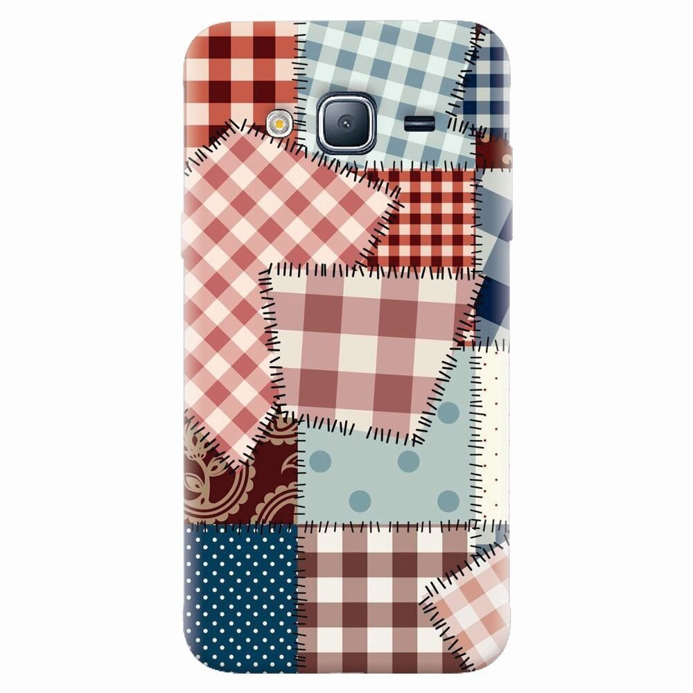Husa silicon pentru Samsung Galaxy J5 2015, Patchwork Vector