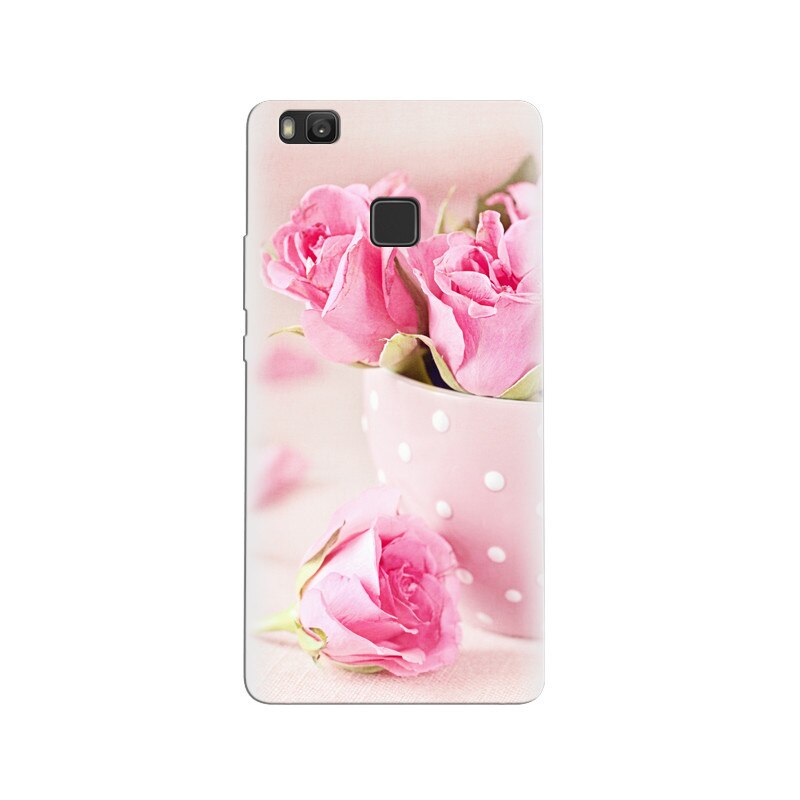 Husa Huawei P9 Lite Pink Roses Cup Bouquet