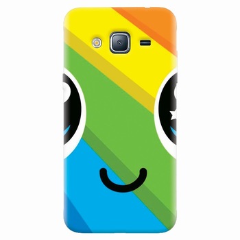 Husa silicon pentru Samsung Galaxy J7 2015, Happy Face Husa silicon pentru Samsung Galaxy J7 2015, Happy Face