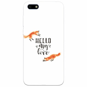 Husa silicon pentru Huawei Y5 2018, Hello My Love Husa silicon pentru Huawei Y5 2018, Hello My Love