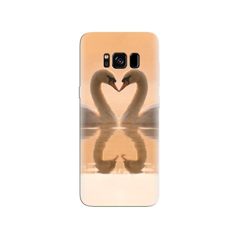 Husa Samsung S8 Love Couple Duck In Pond