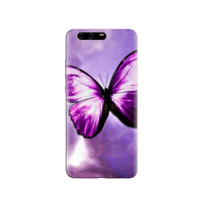 Калъф за Huawei P10 PLUS Purple Butterfly 003