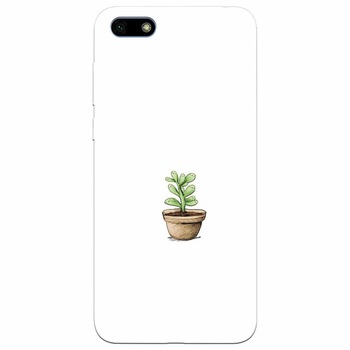 Husa silicon pentru Huawei Y5 Prime 2018, Cactus 101 Husa silicon pentru Huawei Y5 Prime 2018, Cactus 101