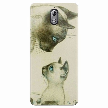 Husa silicon pentru Nokia 3.1, Little Cat Husa silicon pentru Nokia 3.1, Little Cat