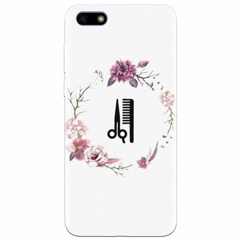 Husa silicon pentru Huawei Y5 2018, Icon Barber Husa silicon pentru Huawei Y5 2018, Icon Barber