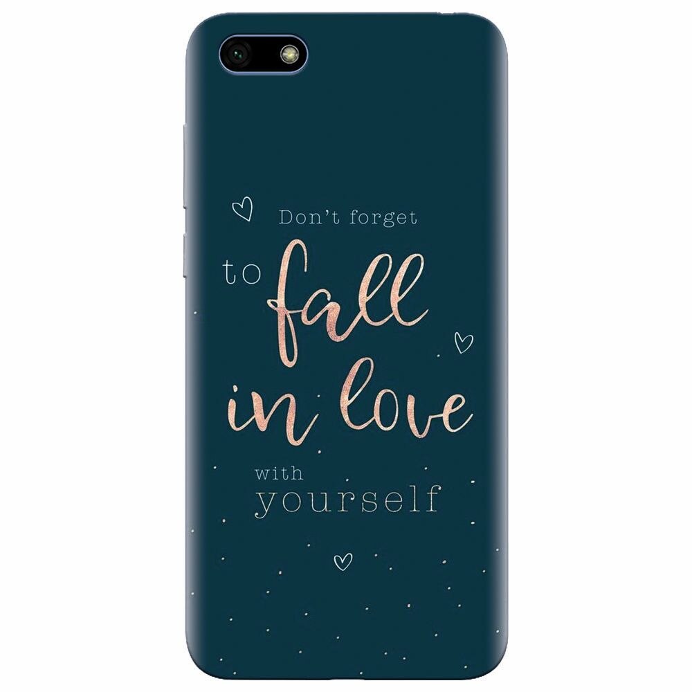 Husa silicon pentru Huawei Y5 2018, Fall In Love