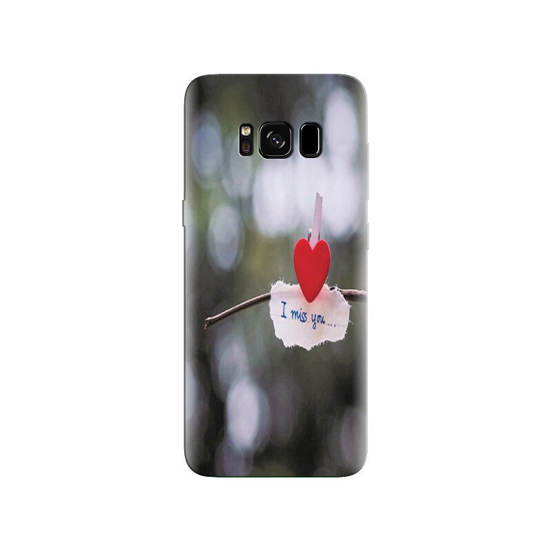 Husa Samsung S8 Lovely Heart With I Miss You Chips
