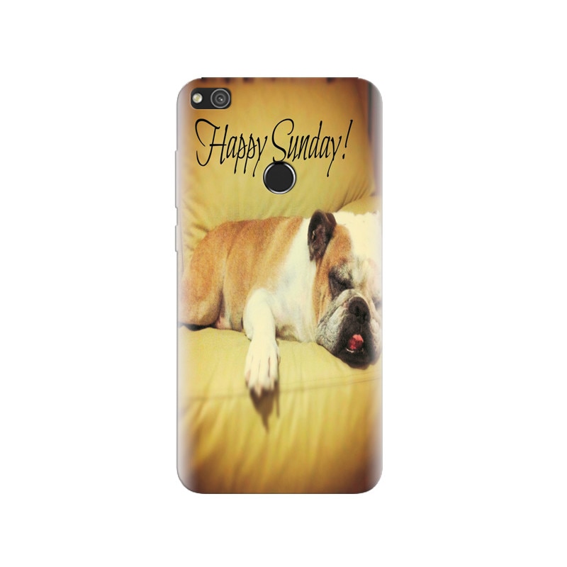 Husa Huawei P8 Lite 2017 Dog Sleeping On Sofa At Sunday