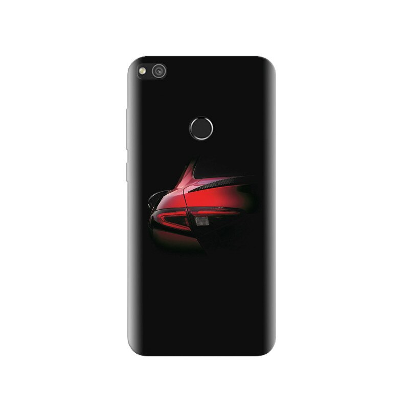 Husa Huawei P8 Lite 2017 Attractive Red Car Back Side Pictures Hd