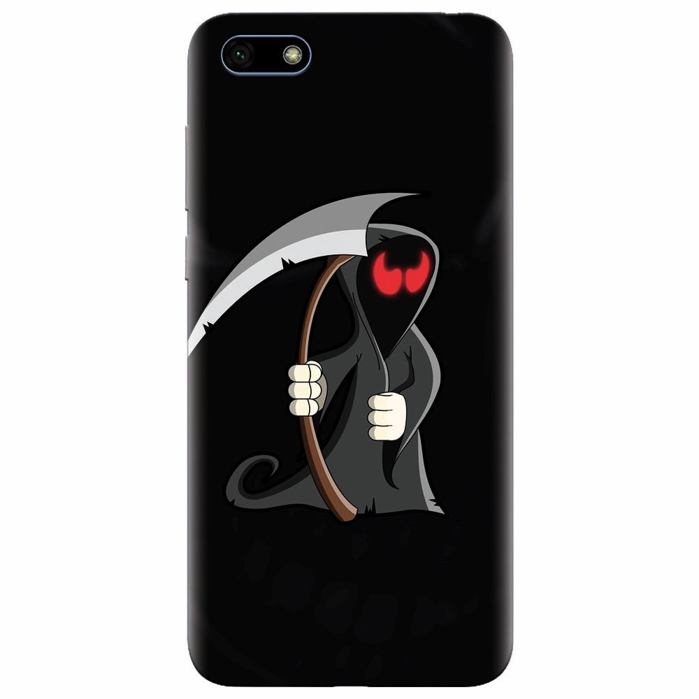 Husa silicon pentru Huawei Y5 Prime 2018, Grim Reaper