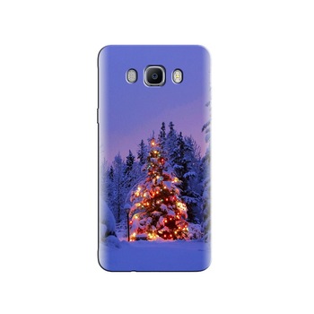 Husa Samsung J5 2016 Snowy Decorated Christmas Tree Husa Samsung J5 2016 Snowy Decorated Christmas Tree