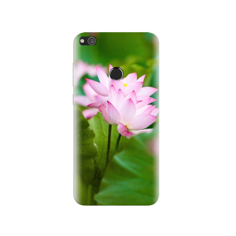 Husa Huawei P8 Lite 2017 Twol Pink Lotus Flowers And Leaves