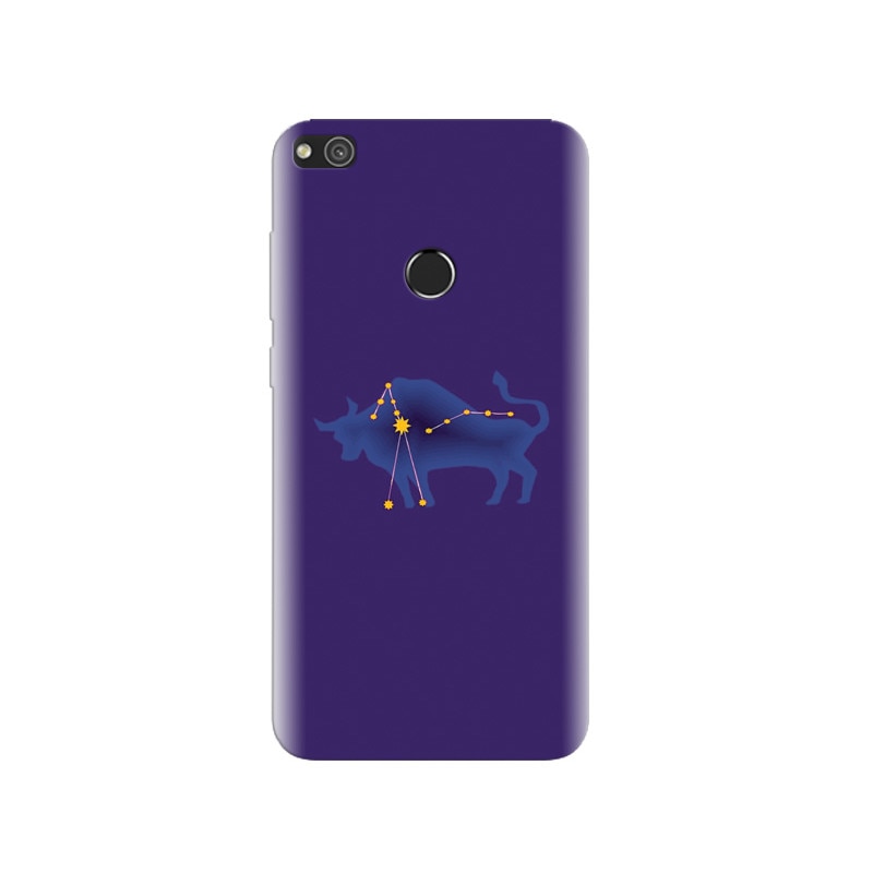Husa Huawei P8 Lite 2017 Taurus Zodiac With Light Blue Background Hqs
