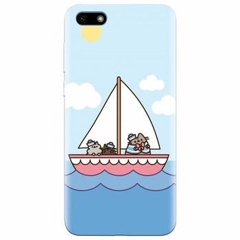 Husa silicon pentru Huawei Y5 2018, Happy Sailors Husa silicon pentru Huawei Y5 2018, Happy Sailors