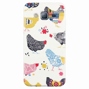 Husa silicon pentru Samsung Galaxy J7 2015, Chickens Husa silicon pentru Samsung Galaxy J7 2015, Chickens