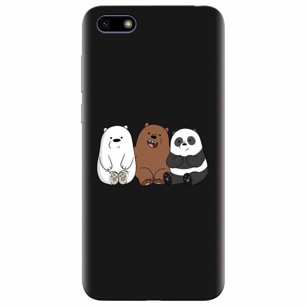 Husa silicon pentru Huawei Y5 2018, Bears