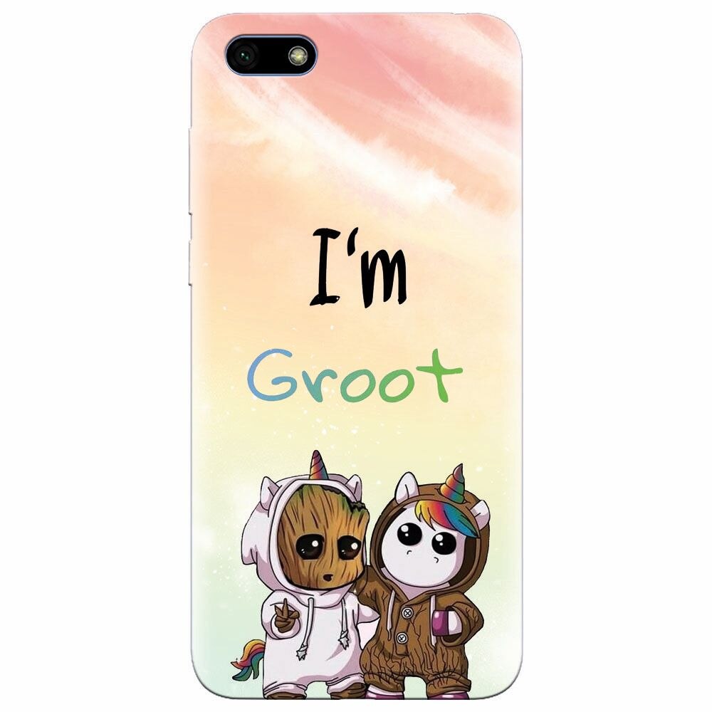 Husa silicon pentru Huawei Y5 2018, Im Groot