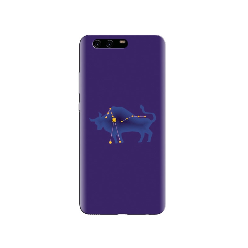 Husa Huawei P10 Taurus Zodiac With Light Blue Background Hqs