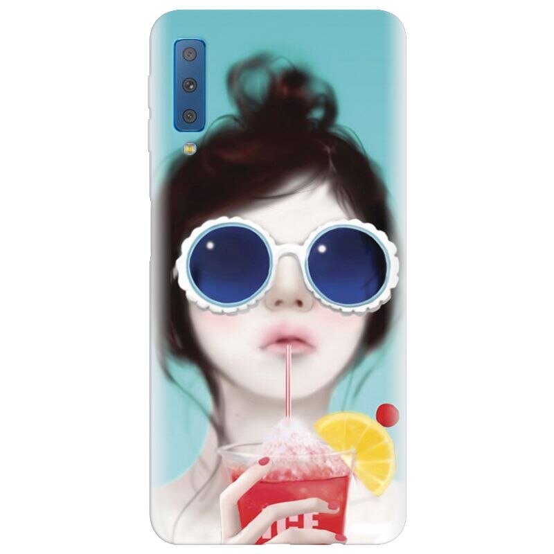 Husa silicon pentru Samsung Galaxy A7 2018, Cute Girly 001