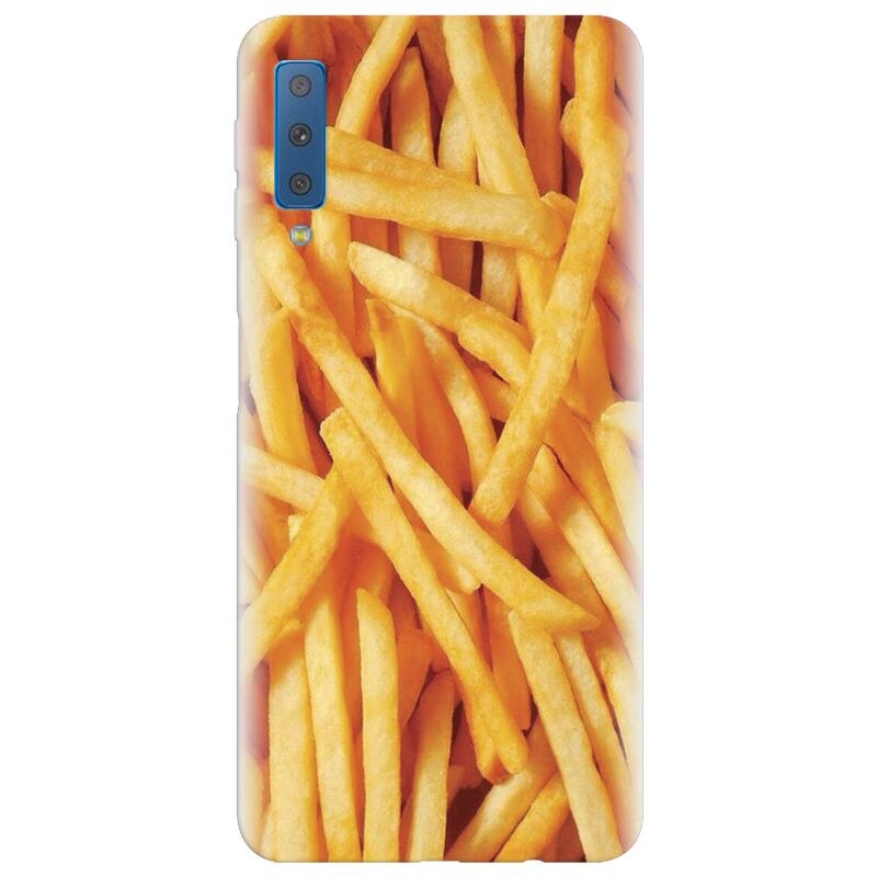 Husa silicon pentru Samsung Galaxy A7 2018, Fries