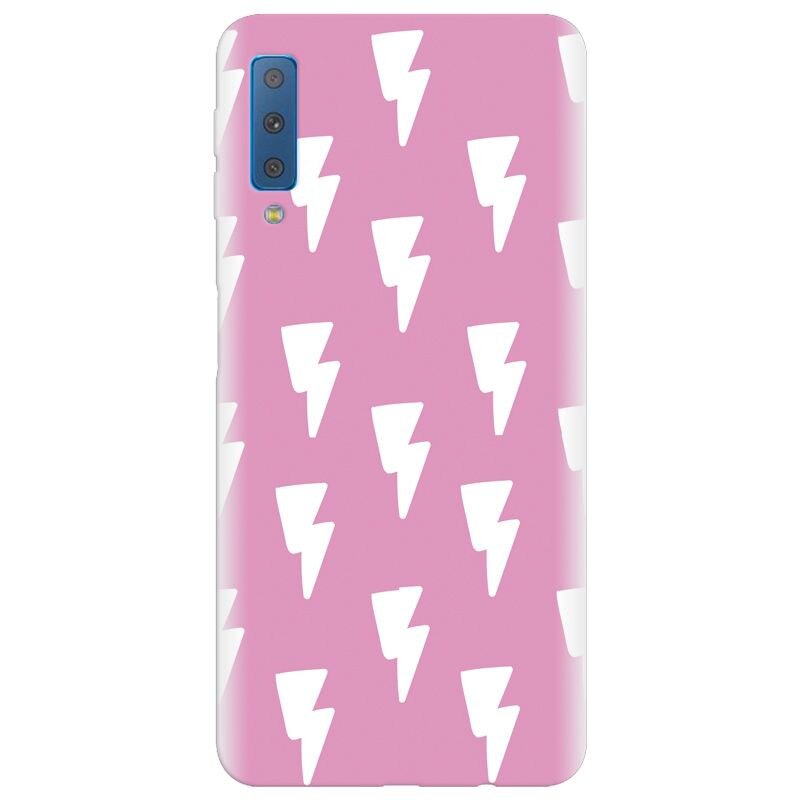 Husa silicon pentru Samsung Galaxy A7 2018, Electric Pink
