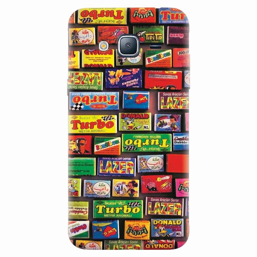 Husa silicon pentru Samsung Galaxy J7 2015, Chewing Gum Turbo