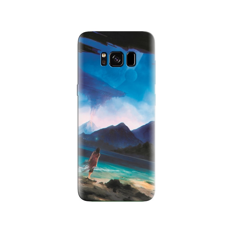 Husa Samsung S8 Plus Lovely Art Of Girl And Mountain