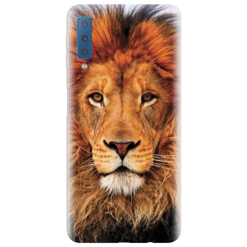 Husa silicon pentru Samsung Galaxy A7 2018, Colorful Lion4