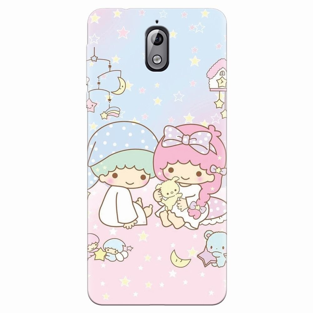 Husa silicon pentru Nokia 3.1, Little Twins