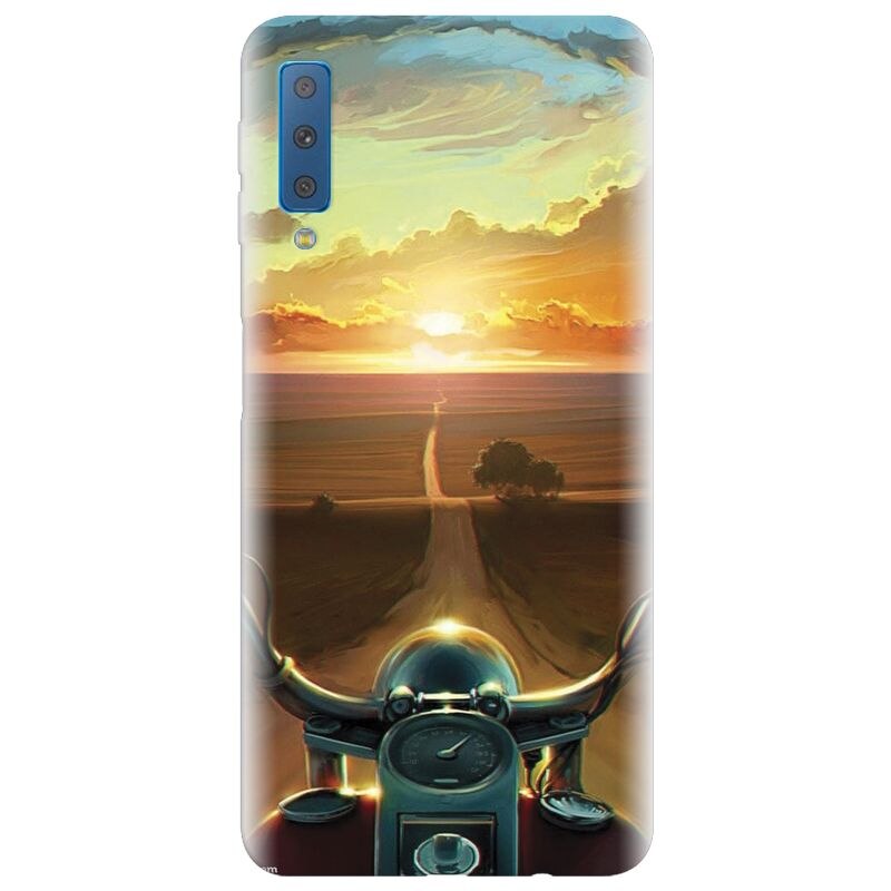 Husa silicon pentru Samsung Galaxy A7 2018, Country Road