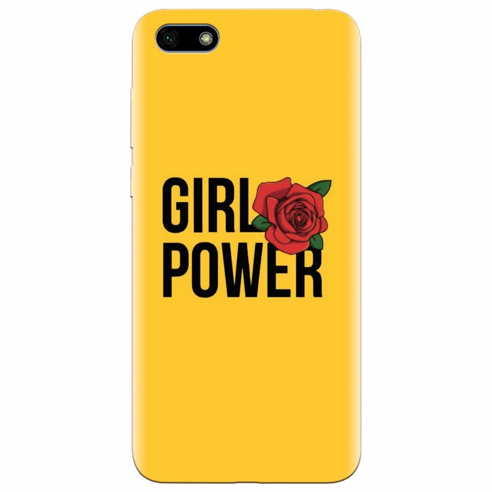 Husa silicon pentru Huawei Y5 Prime 2018, Girl Power