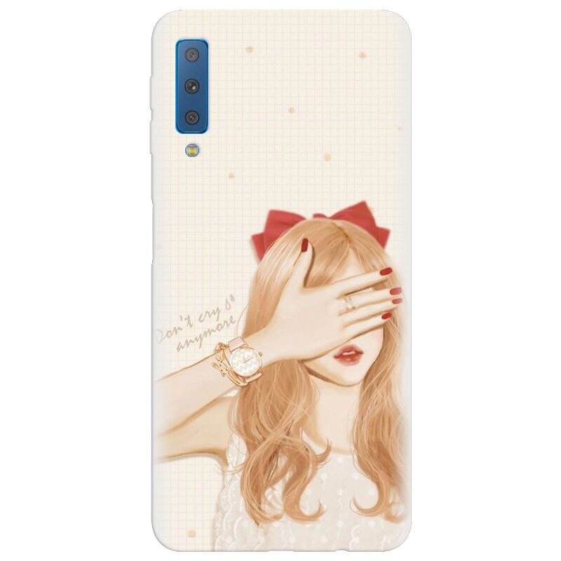 Husa silicon pentru Samsung Galaxy A7 2018, Dont Cry Anymore