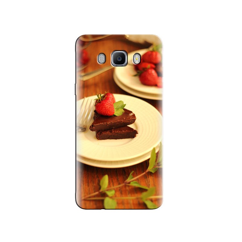 Husa Samsung J5 2016 Valentines Day Chocolate Strawberries Desert