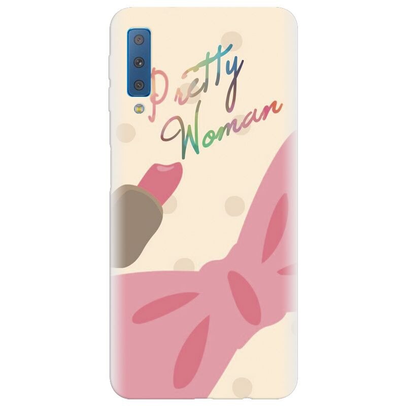 Husa silicon pentru Samsung Galaxy A7 2018, Cute Girly