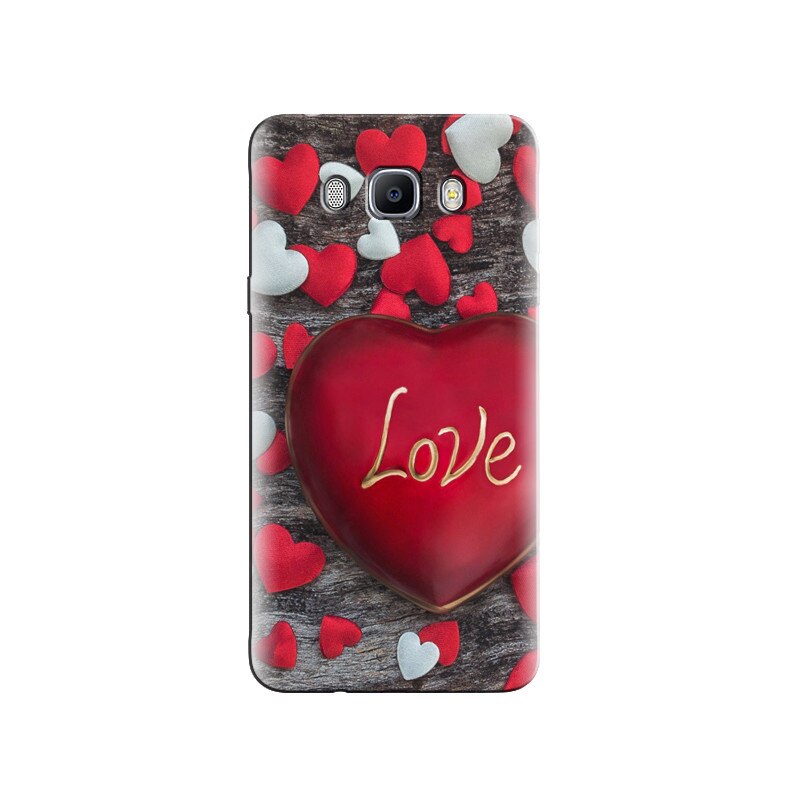 Husa Samsung J5 2016 Valentine Red And White Heart