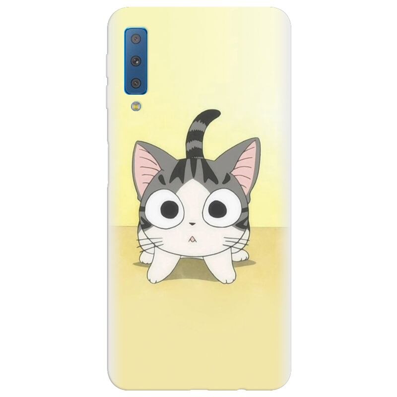 Husa silicon pentru Samsung Galaxy A7 2018, Cute Ktty