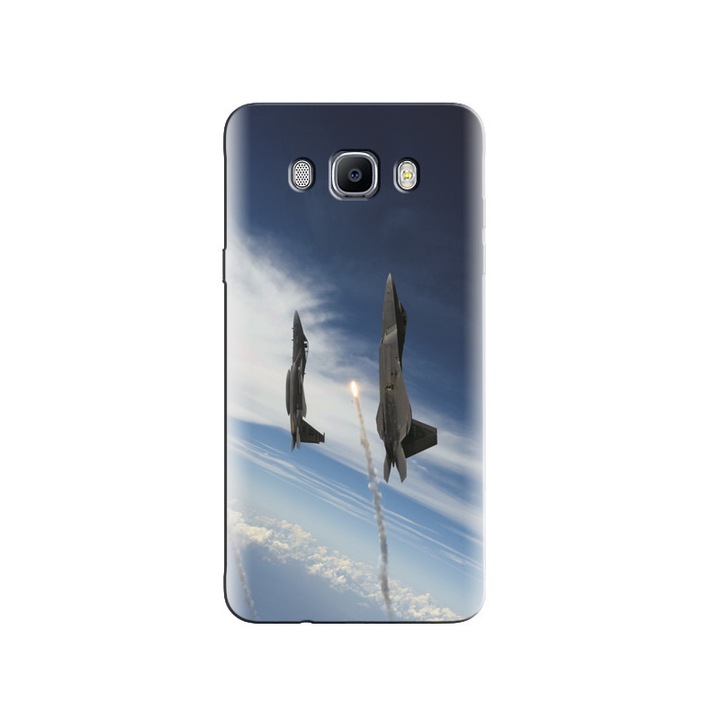 Силиконов кейс за Samsung Galaxy J5 2016 - модел USA Military Plane Flying In Sky Background